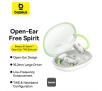 Słuchawki bezprzewodowe Baseus Eli Sport 1 Douszne Bluetooth 5.3 Zielony