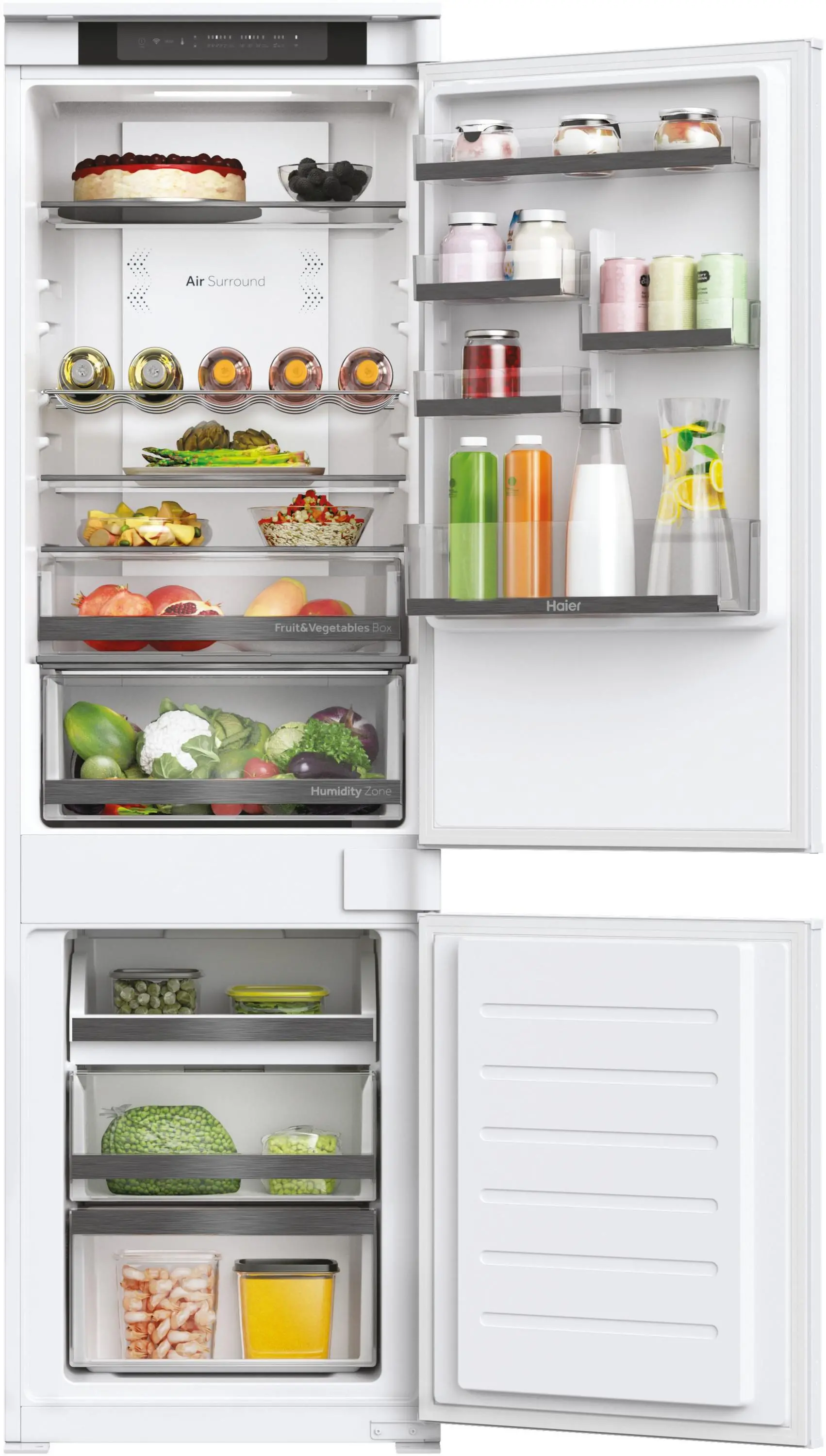 Haier HBW5518D Pełny No Frost 177,2cm Szuflada z kontrolą wilgotności