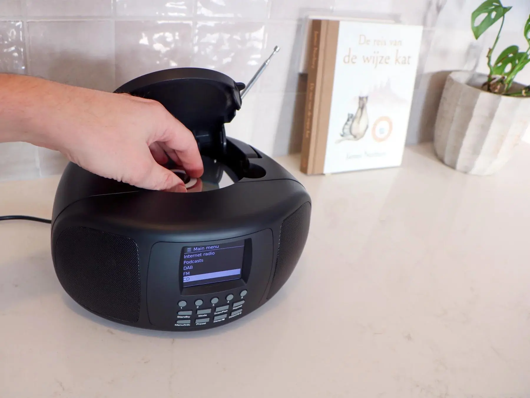 Radioodtwarzacz Lenco SCD-6000BK Bluetooth Czarny