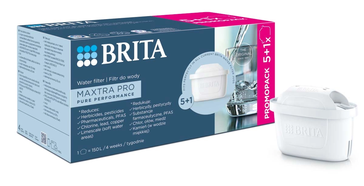 Wkłady filtrujące Brita Maxtra Pro Pure Performance 6szt.