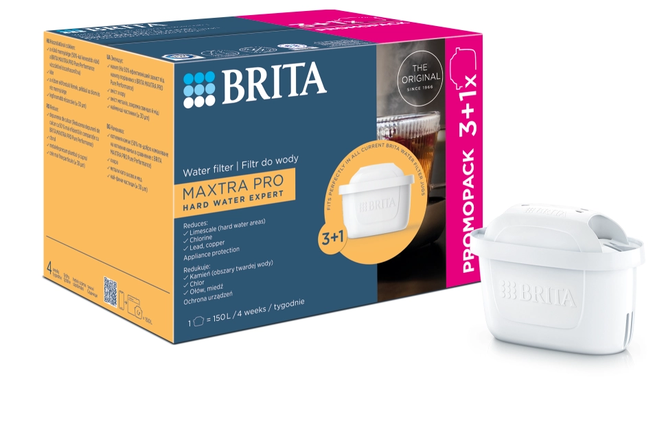 Wkłady filtrujące Brita Maxtra Pro Hard Water Expert 4szt.
