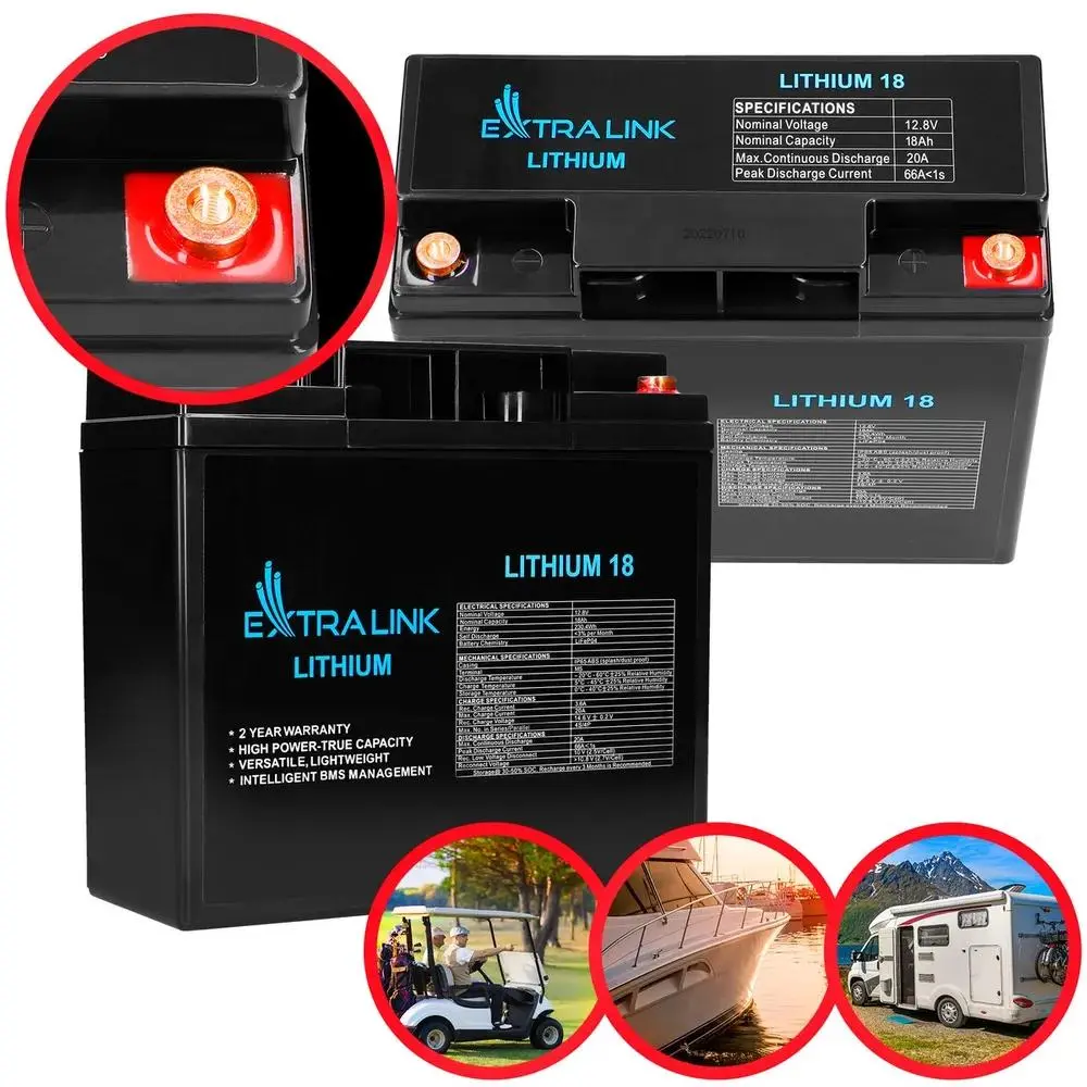 Akumulator Extralink LiFePO4 EX.30417 12,8V 18Ah