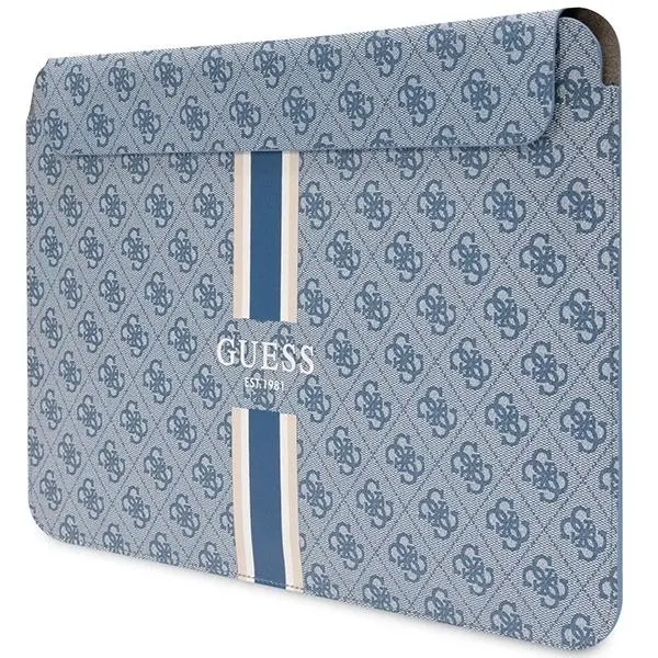 Etui na laptop Guess 4G Printed Stripes GUCS14P4RPSB 14" Niebieski