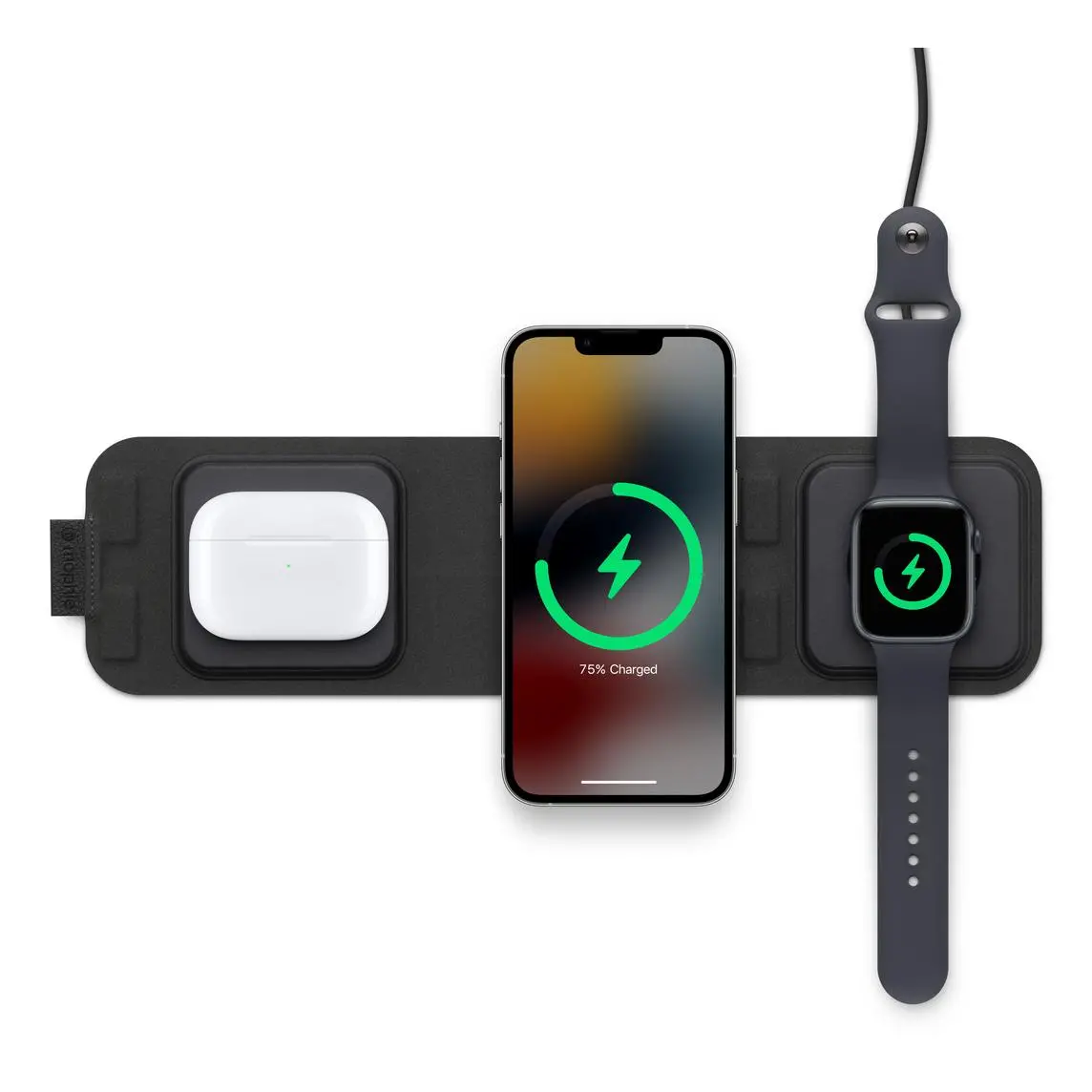 Ładowarka indukcyjna Mophie 3w1 Bullet Points z MagSafe Czarny