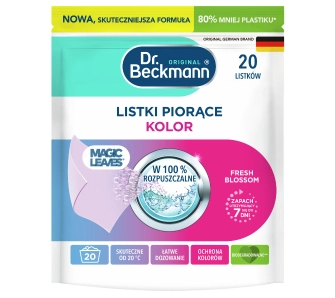 Listki piorące Dr. Beckmann Kolorowe tkaniny 20szt