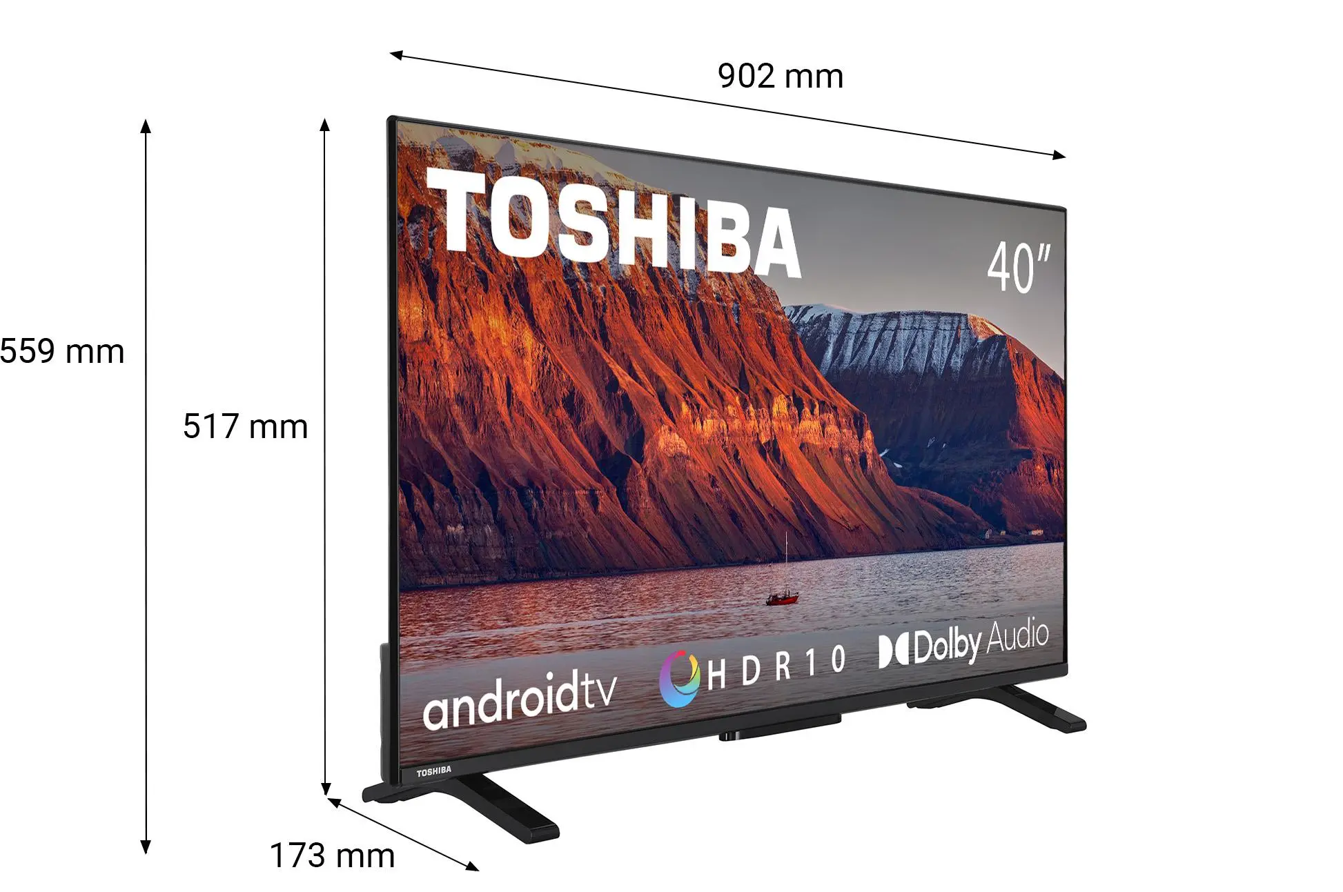 Telewizor Toshiba 40LA2363DG 40" LED Full HD Android TV DVB-T2