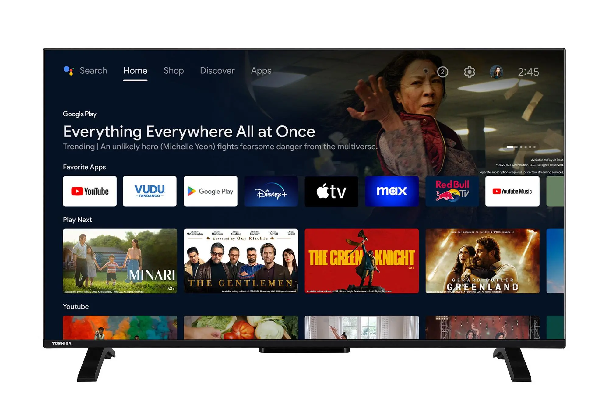 Telewizor Toshiba 40LA2363DG 40" LED Full HD Android TV DVB-T2