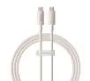 Kabel Baseus USB-C do USB-C Habitat Series 100W 1m Różowy