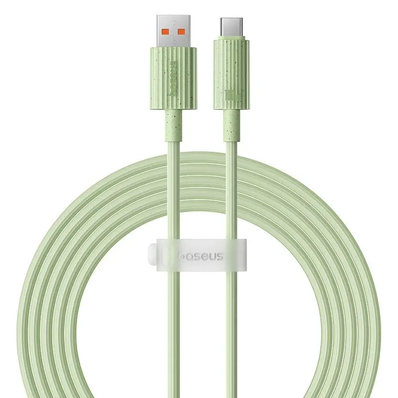 Kabel Baseus USB do USB-C Habitat Series 100W 2m Zielony