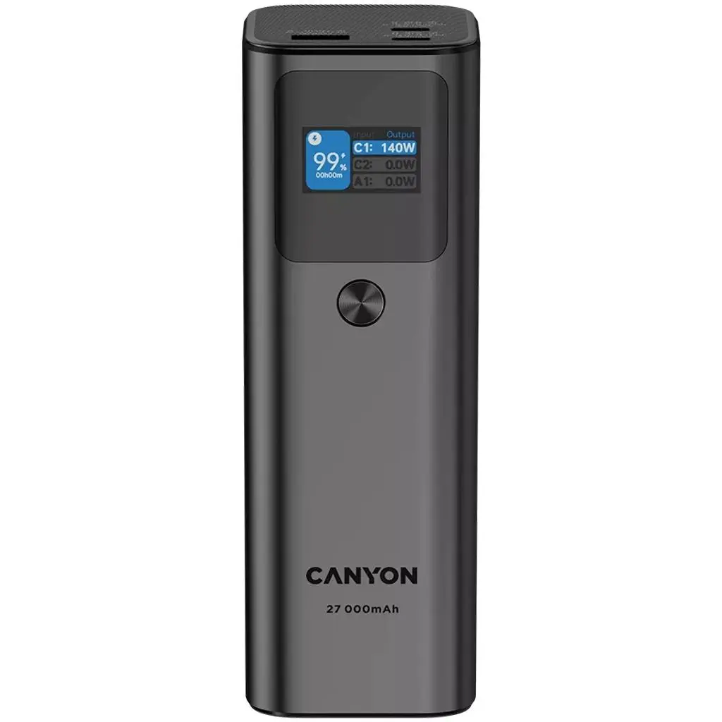 Powerbank Canyon PB-2010 27000mAh PD140W Czarny