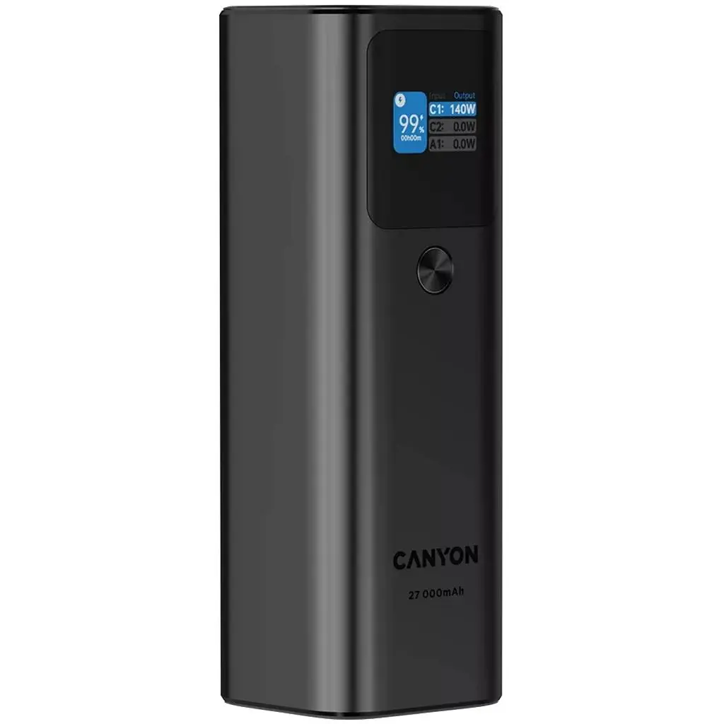 Powerbank Canyon PB-2010 27000mAh PD140W Czarny