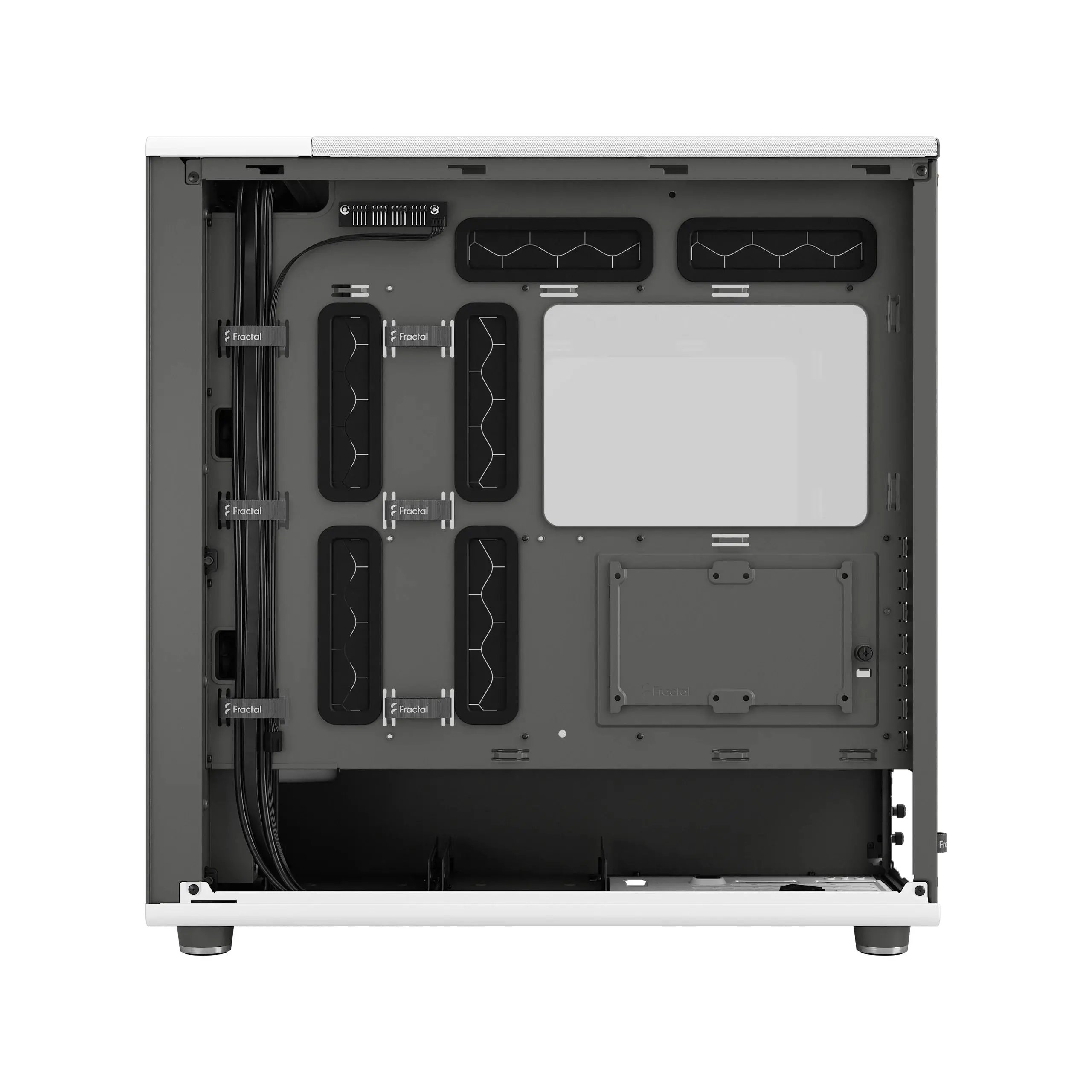 Obudowa Fractal Design North XL TG Clear Biały