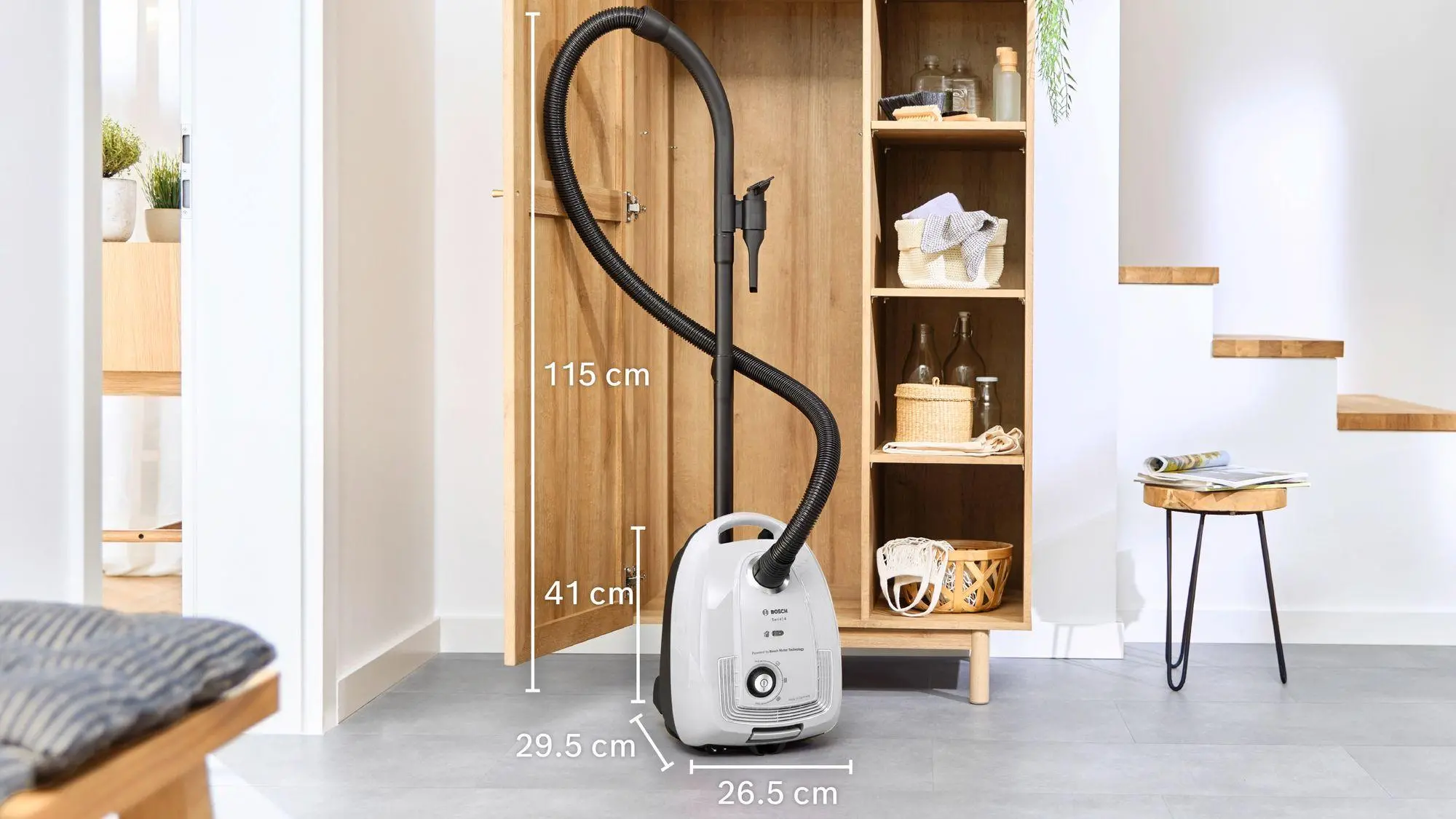 Odkurzacz Bosch BGL38WH3H 600W Szczotka do parkietów