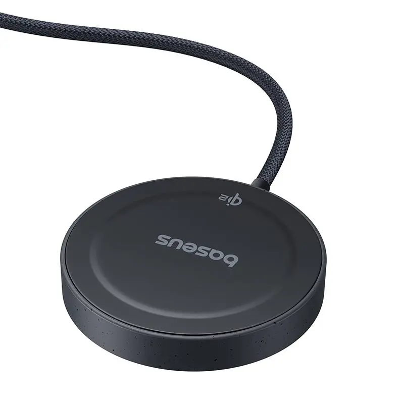 Ładowarka indukcyjna Baseus Simple Mini4 Qi2 15W Czarny