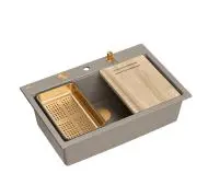 Quadron MARC 110 HQM7650U4_PVDC1 Granitowy Soft taupe/Miedziany