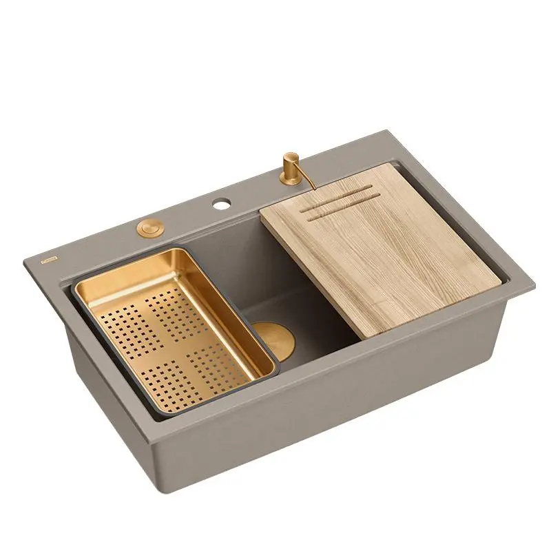 Quadron MARC 110 HQM7650U4_PVDC1 Granitowy Soft taupe/Miedziany
