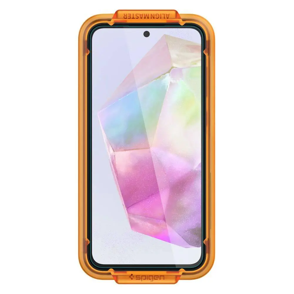 Szkło hartowane Spigen z aplikatorem Glas.tR AlignMaster do Galaxy A35 5G - 2 pack