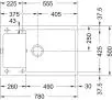 Zlewozmywak Franke Maris MRG 611-78 XL Fragranit Łupkowy szary