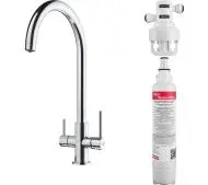 Franke Lina Clear Water 160.0702.660 Chrom Mosiądz