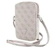 Guess torebka Zip 4G Triangle Różowy