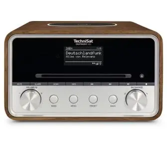 Radioodbiornik TechniSat DigitRadio 586 Radio FM DAB+ Internetowe Bluetooth Orzech-srebrny