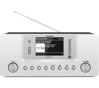 Radioodbiornik TechniSat DigitRadio 574 IR Radio FM DAB+ Internetowe Bluetooth Srebrny
