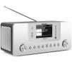 Radioodbiornik TechniSat DigitRadio 574 IR Radio FM DAB+ Internetowe Bluetooth Srebrny