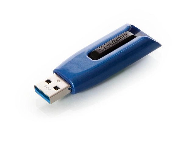 PenDrive Verbatim V3 Max 64GB USB 3.0 Niebieski