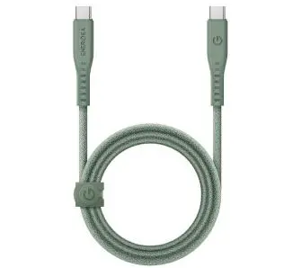 Kabel Energea Flow USB-C - USB-C 1,5m 240W 5A PD Fast Charge Zielony