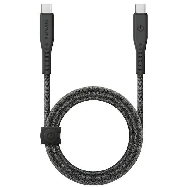 Kabel Energea Flow USB-C - USB-C 1.5m 240W 5A PD Fast Charge Czarny