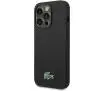 Etui Lacoste Silicone MagSafe do iPhone 15 Pro Max Czarny