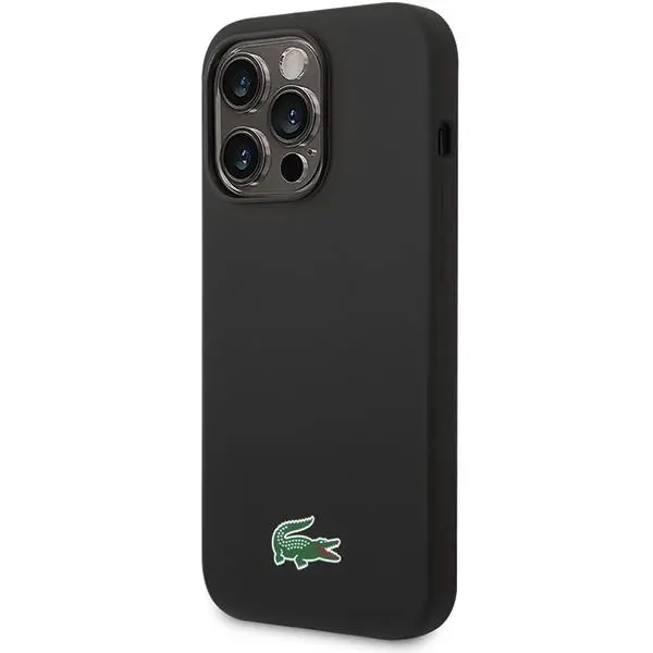 Etui Lacoste Silicone MagSafe do iPhone 15 Pro Max Czarny