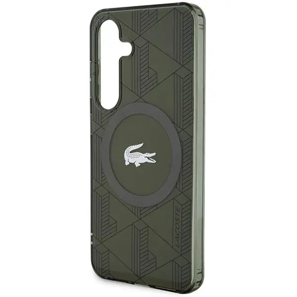 Etui Lacoste LCHMS24SUBSB Hardcase IML Blend Monogram MagSafe do Samsung Galaxy S24 Khaki