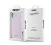 Etui DKNY Hardcase Liquid Silicone Small Metal Logo MagSafe do iPhone 14 Różowy