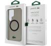 Etui Lacoste LCHMS24LULOK Hardcase Transparent MagSafe do Samsung Galaxy S24 Ultra Czarny