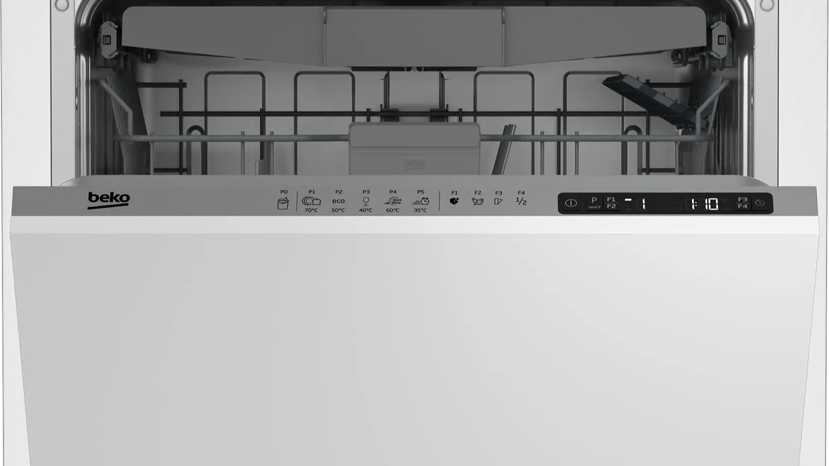 Zmywarka Beko b300 BDIN25323 59,8cm Automatyczne otwieranie drzwi Szuflada na sztućce