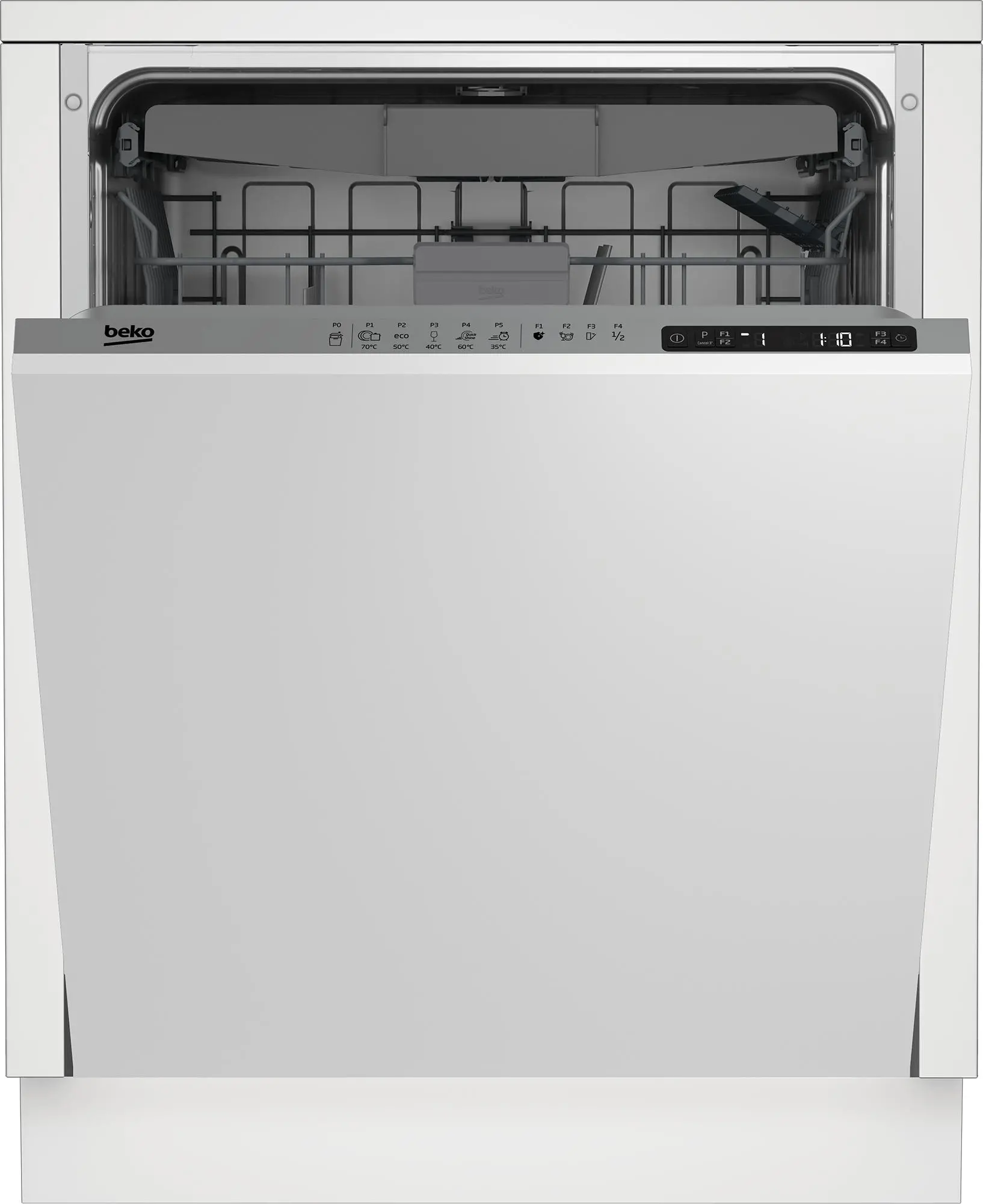 Zmywarka Beko b300 BDIN25323 59,8cm Automatyczne otwieranie drzwi Szuflada na sztućce