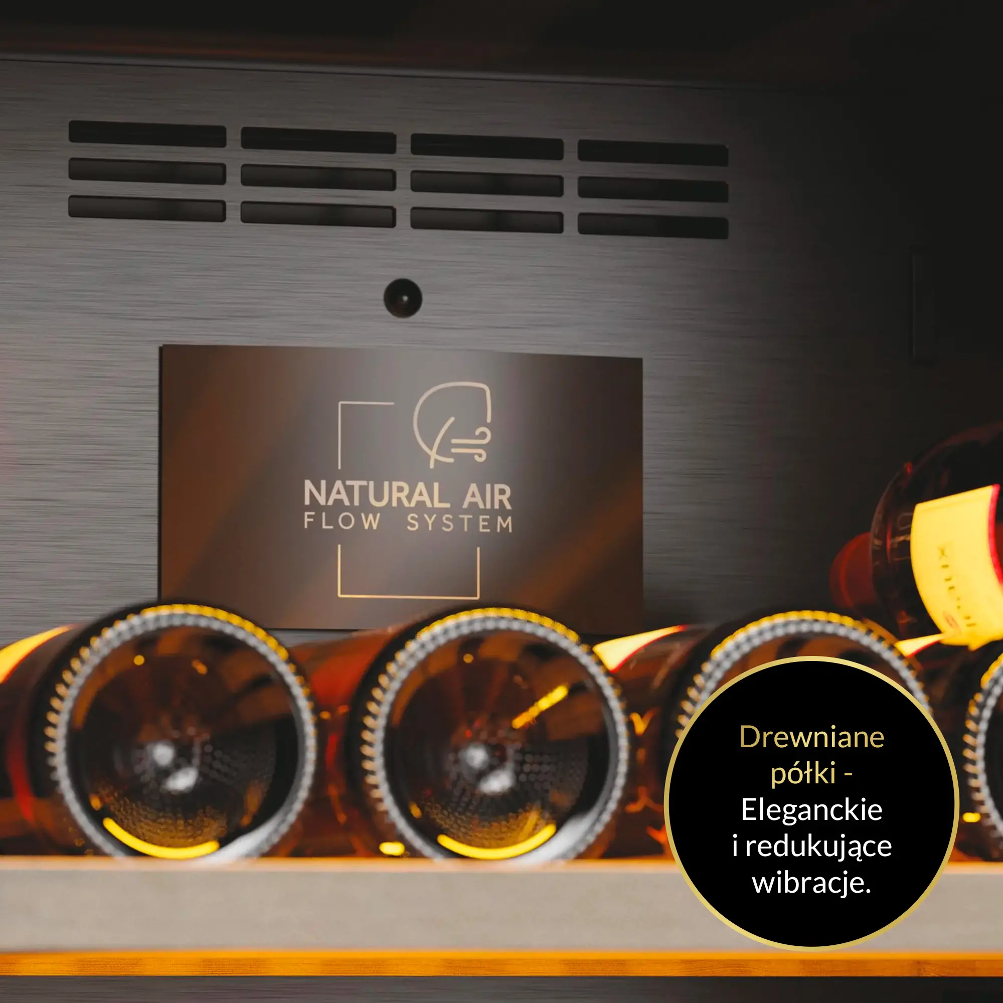 Chłodziarka do wina Haier Wine Bank Series 7 HWS247FDU1 247 miejsc na butelki