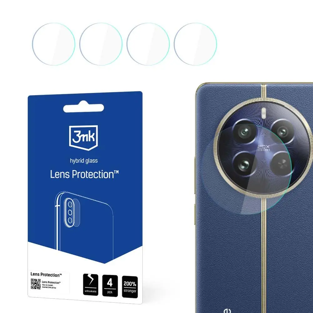 Szkło hybrydowe 3mk Lens Protection do realme 12 5G
