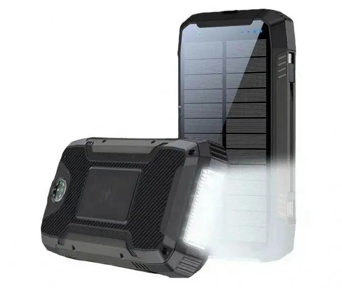 Powerbank solarny PowerNeed S20000Q 20000mAh z Panelem Solarnym 1.5W