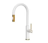 Quadron Jennifer Q Line Slim 3623510WHMP Snow white/Miedź Stal szlachetna