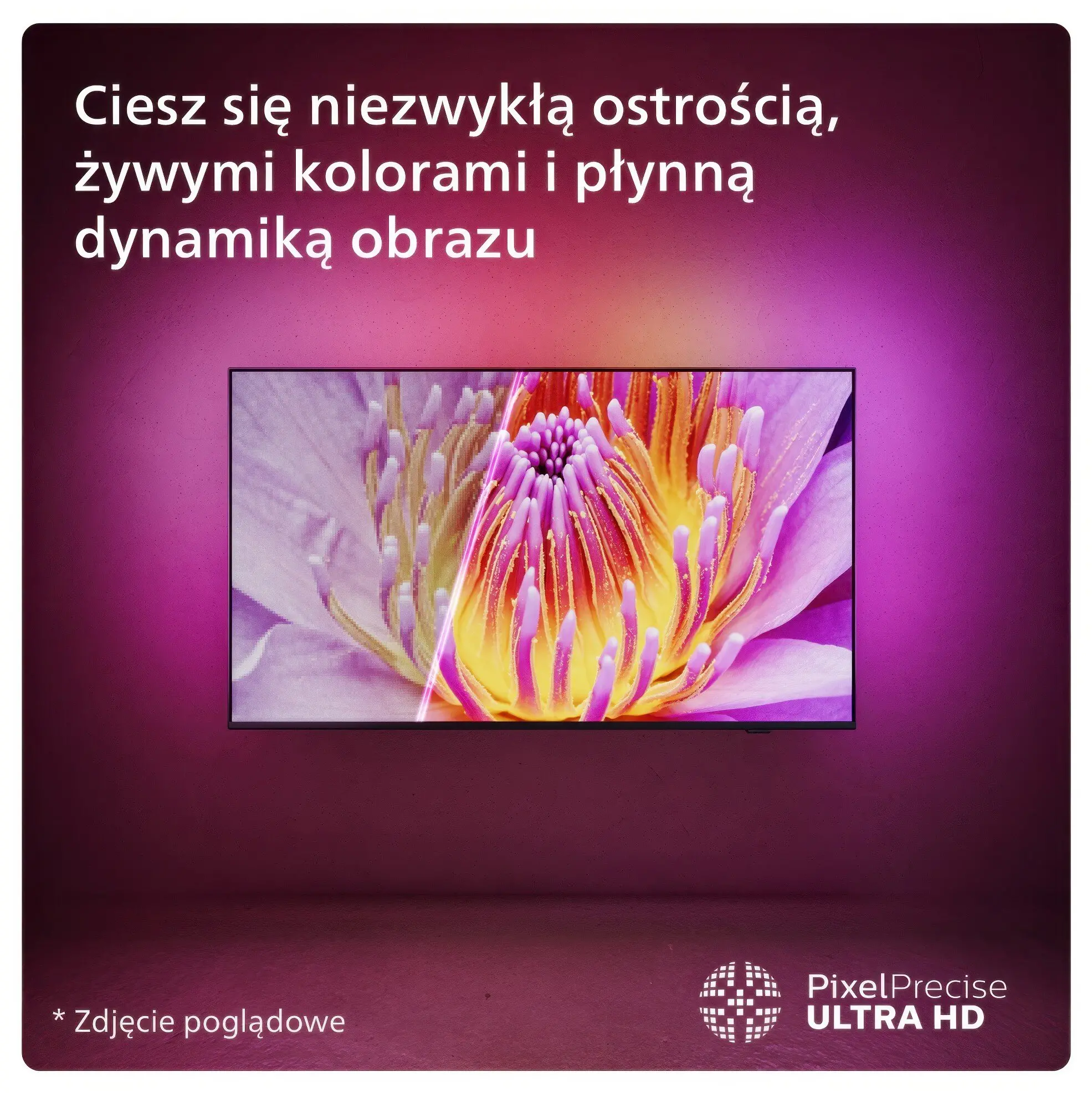 Telewizor Philips 55PUS8079/12 55" LED 4K Smart TV Ambilight Dolby Atmos DVB-T2