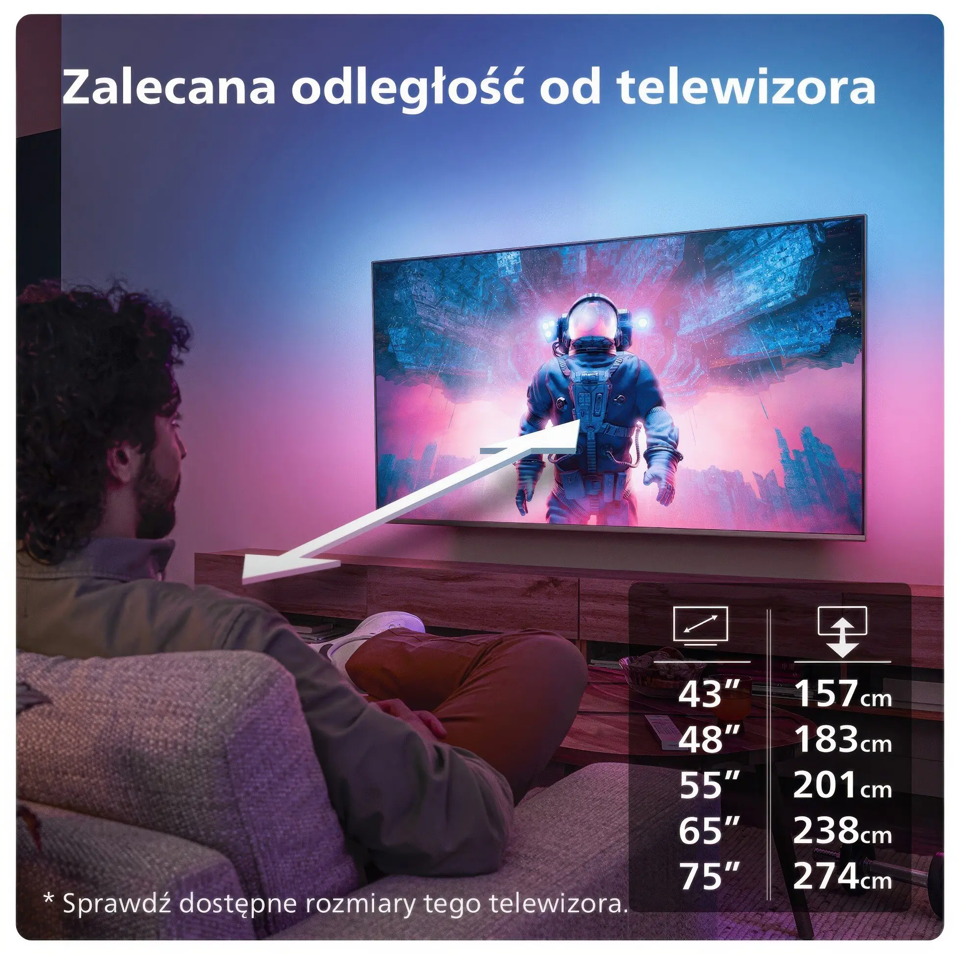 Telewizor Philips 55PUS8079/12 55" LED 4K Smart TV Ambilight Dolby Atmos DVB-T2