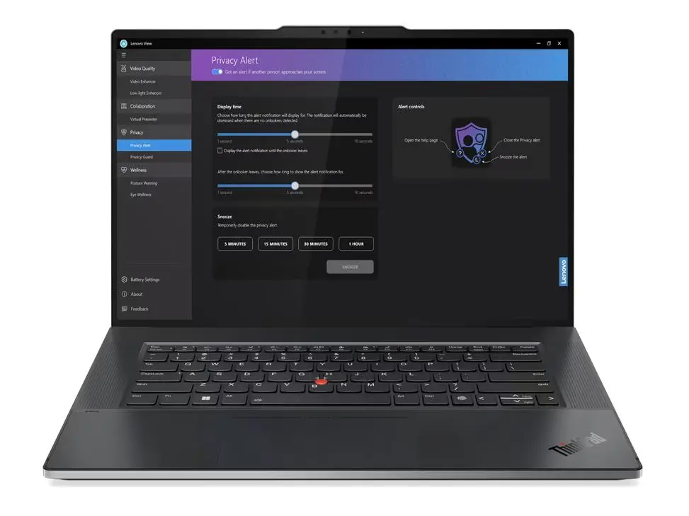 Laptop 2w1 Lenovo ThinkPad Z16 Gen 2 OLED 16" R7 7840HS 32GB RAM 1TB Dysk SSD RX6550M Win11 Pro Szary