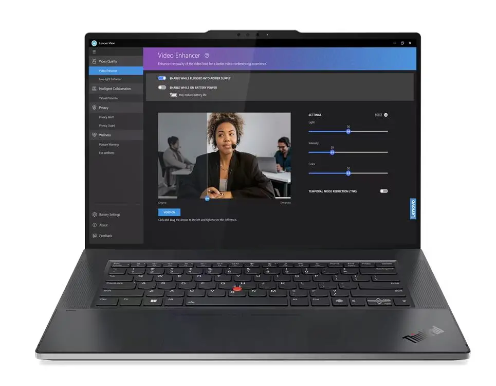 Laptop 2w1 Lenovo ThinkPad Z16 Gen 2 OLED 16" R7 7840HS 32GB RAM 1TB Dysk SSD RX6550M Win11 Pro Szary