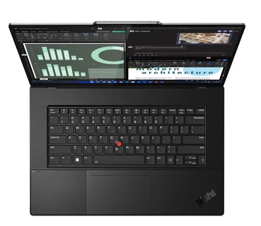 Laptop 2w1 Lenovo ThinkPad Z16 Gen 2 OLED 16" R7 7840HS 32GB RAM 1TB Dysk SSD RX6550M Win11 Pro Szary