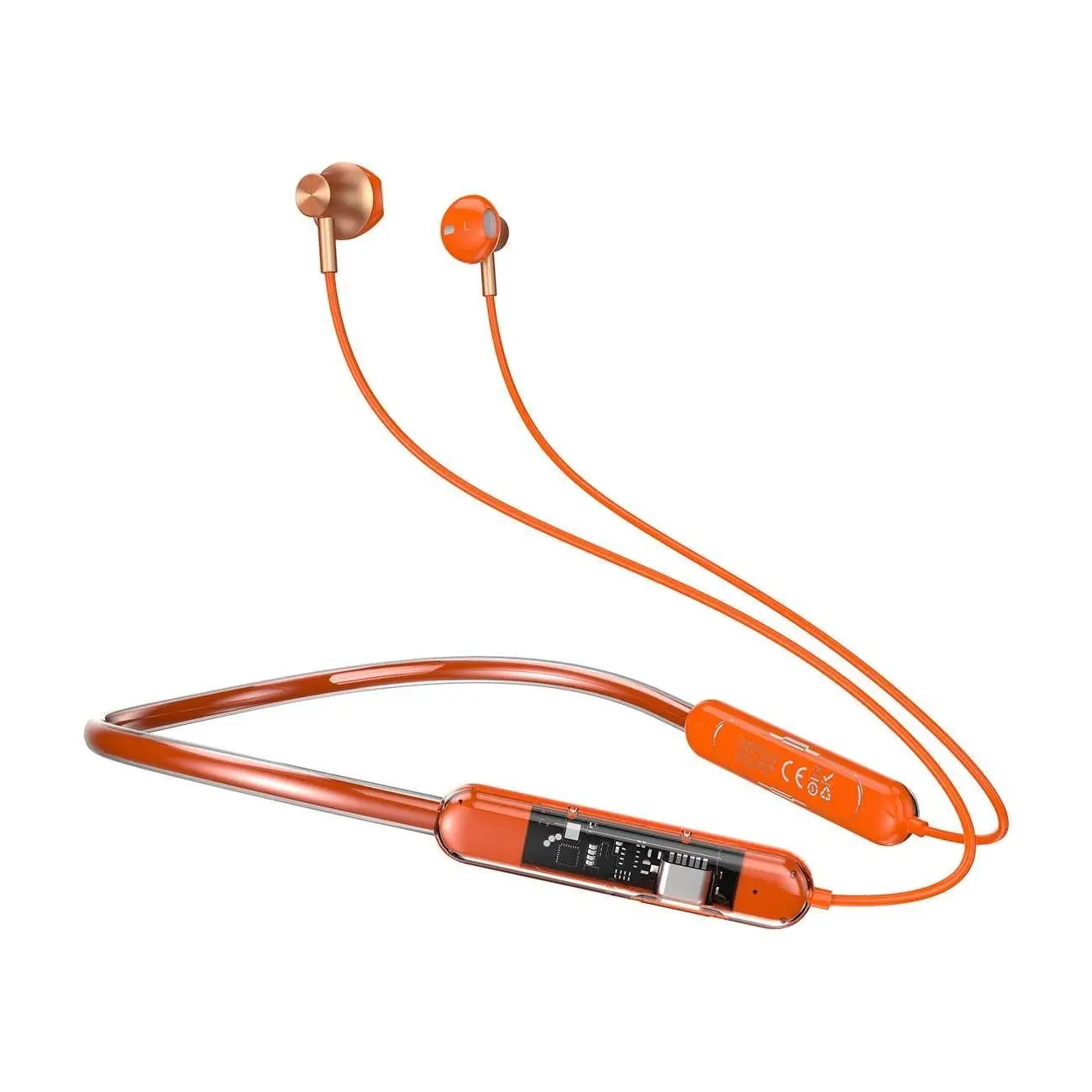 Słuchawki bezprzewodowe Dudao U5Pro+ Douszne Bluetooth 5.3 Pomarańczowy