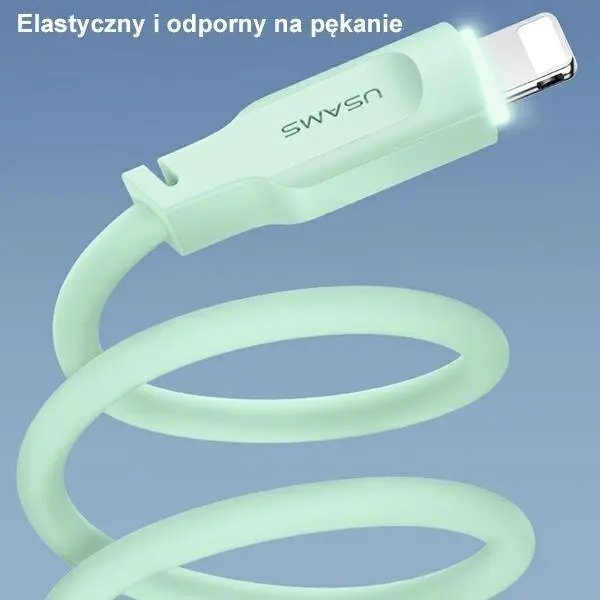 Kabel USAMS SJ565USB02 Fast charging Lithe Series 2,4A 1,2m Biały