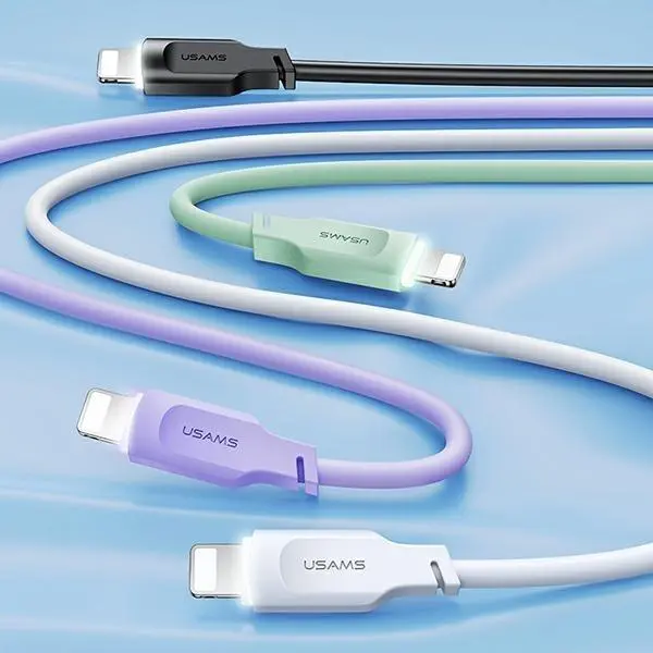 Kabel USAMS SJ565USB02 Fast charging Lithe Series 2,4A 1,2m Biały