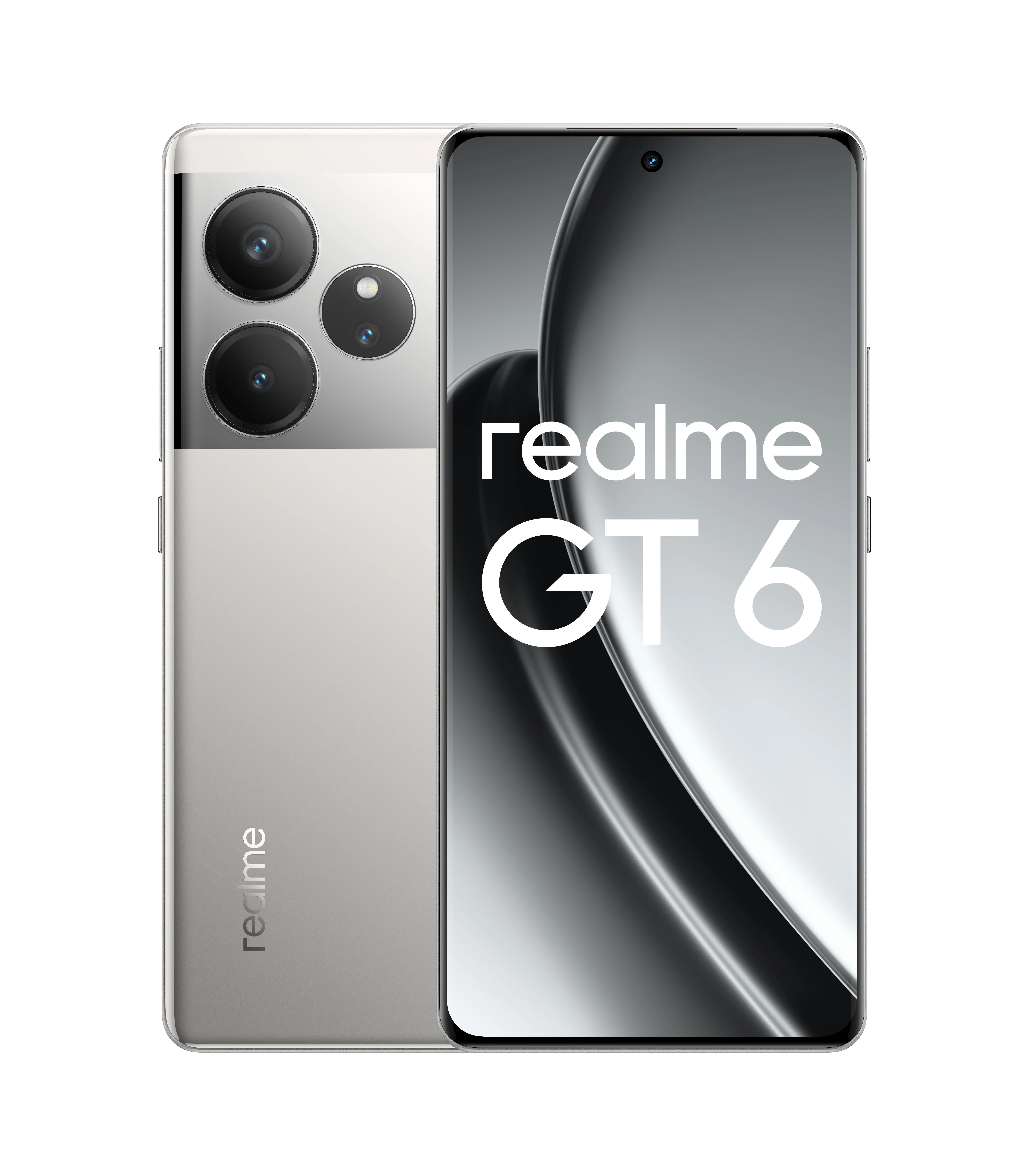 Smartfon realme GT 6 12/256GB 6,78" 120Hz 50Mpix Srebrny